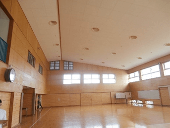 武道場天井改修工事-before